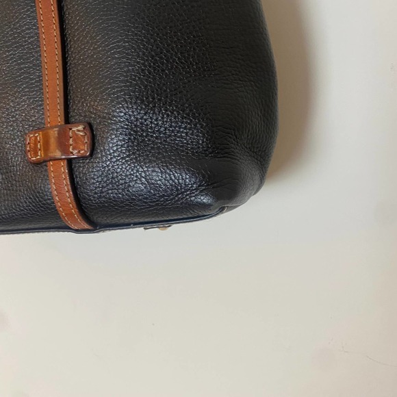 Dooney & Bourke Black Pebble Leather Expandable Tote - Picture 8 of 16
